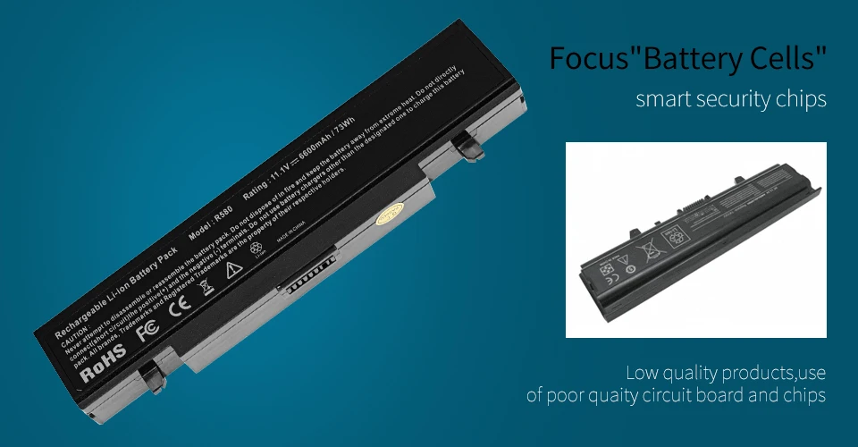 4400mah лаптоп с Батарея Aa Pb9ns6b для samsung aa pb9nc6b R540 R519 R525 R430 R530 RV511 RV411 np300v5a R528 AA-PB9NS6B PB9NC6B