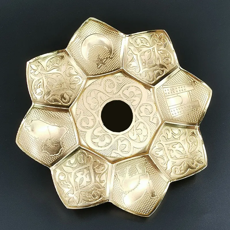 1 X звездочки кальян лоток для древесный уголь кальяна пластина наргила