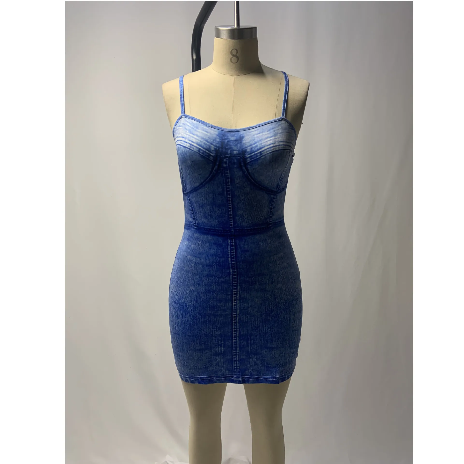 

Dresses for Women 2021 Summer Fashion Solid Color Dress Tight Halter Elastic Package Buttocks Dress Plus Size Dress S-5XL