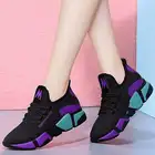 Кроссовки женские сетчатые, повседневная обувь на платформе, дышащие, для тенниса, весна 2020