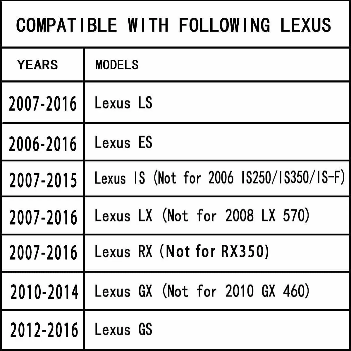 

2PCS Car Door Logo Projector Welcome Light Ghost Shadow Laser Brand Lamp for Lexus ES LS IS GX GS LX RX