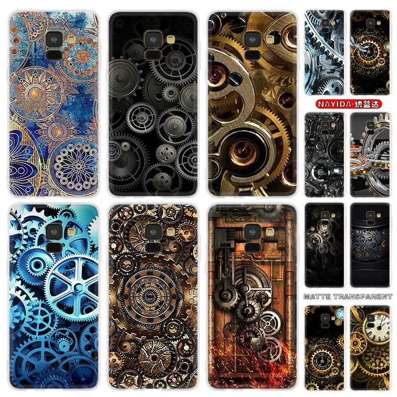 

Phone Case For Samsung Galaxy J6 J8 J5 J7 J4 Plus 2018 2016 2017 EU Prime Pro CORE Cover Star Mechanical gear