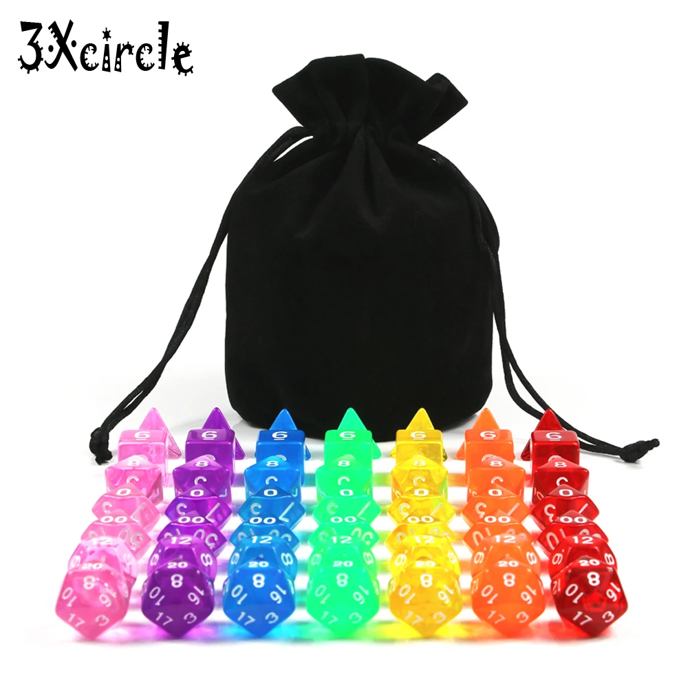 Яркая Радуга Цвета! Оптовая Продажа Прозрачный 49 шт./пакет цифровой многогранные