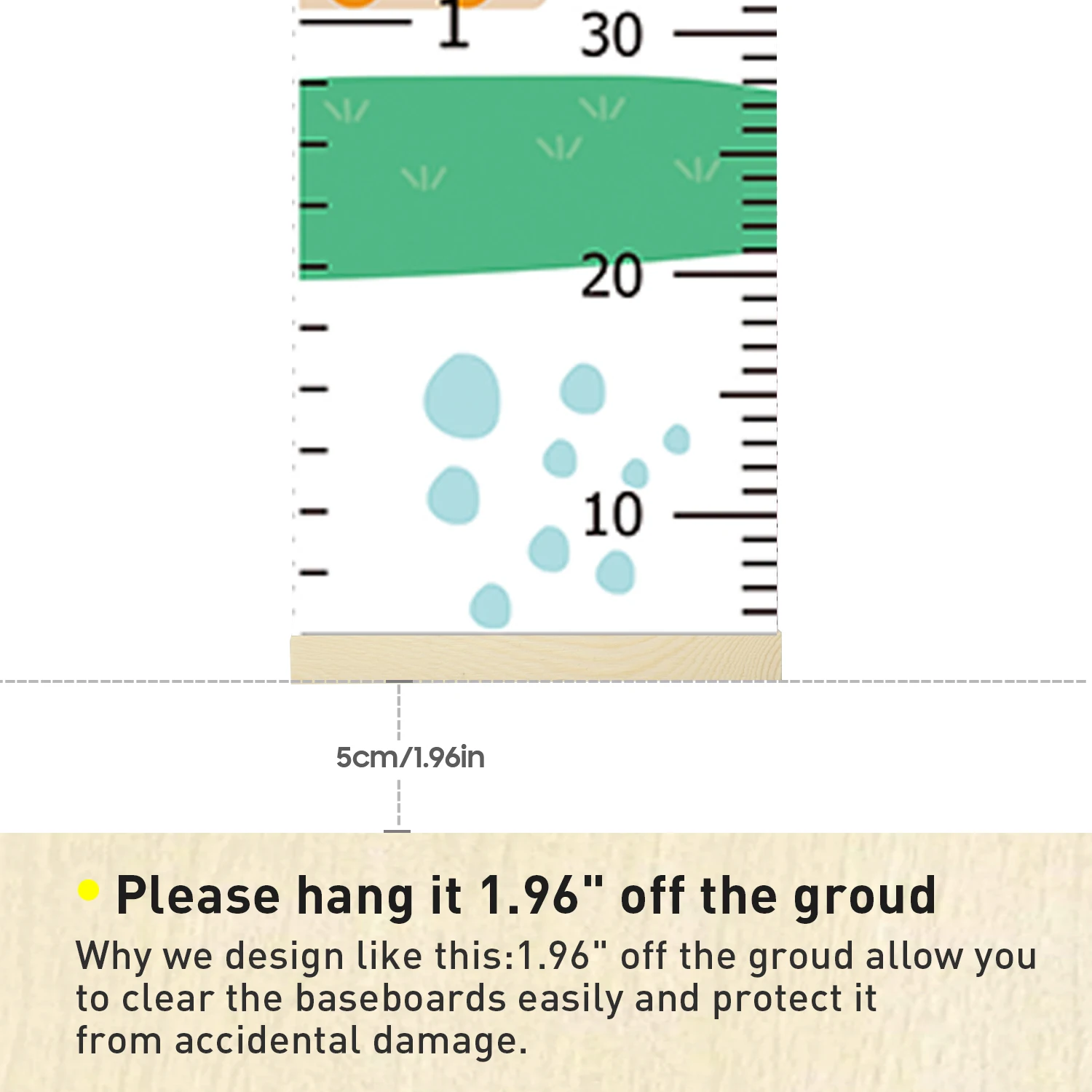 Графика роста жирафа для детей настенная графика со съемной высотой мальчиков и