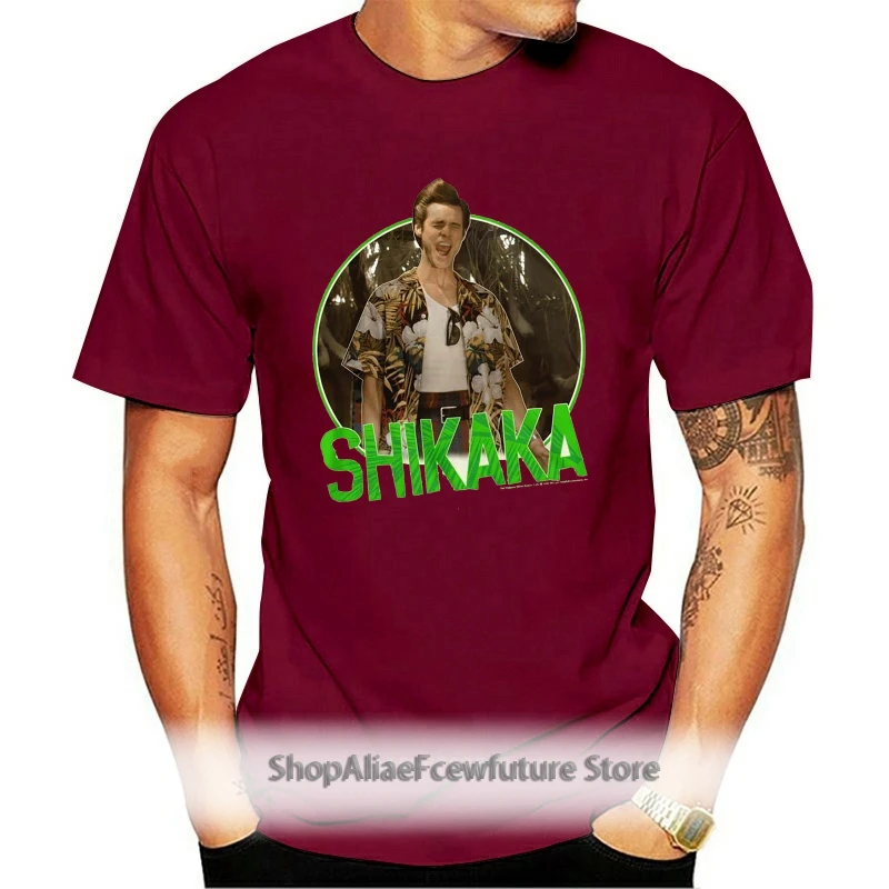 

Pure Cotton Round Collar Men Ace Ventura Pet Detective Comedy Movie Adult T-shirt Jim Carrey Shikaka