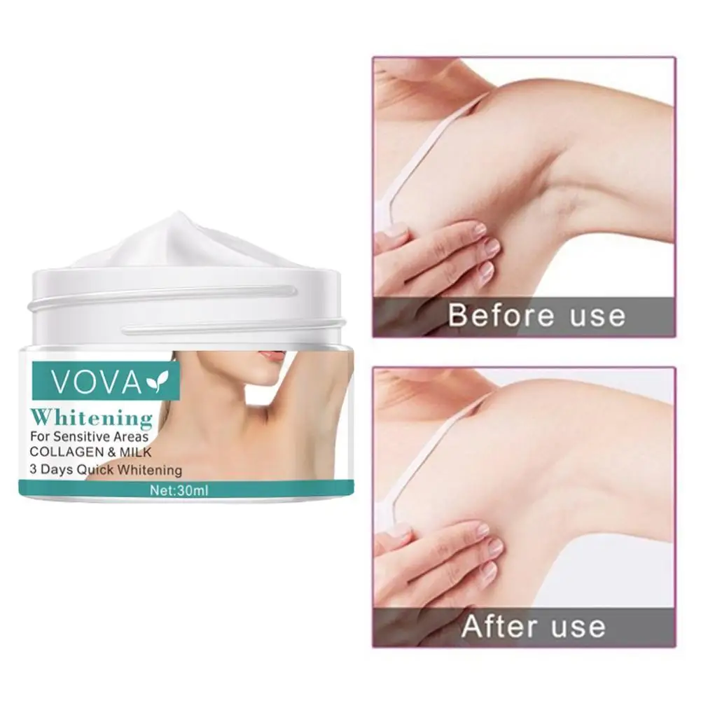 

VOVA VC Underarm Whitening Cream Lightening melanin moisturizing Bleaching Cream Skin Elasticity Effective Whitening Body Lotion