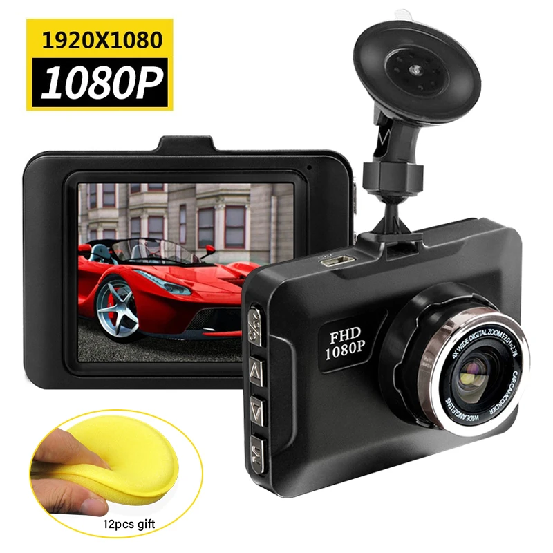 2 дюймовый 1080P Full HD Автомобильный видеорегистратор камера ночного видения