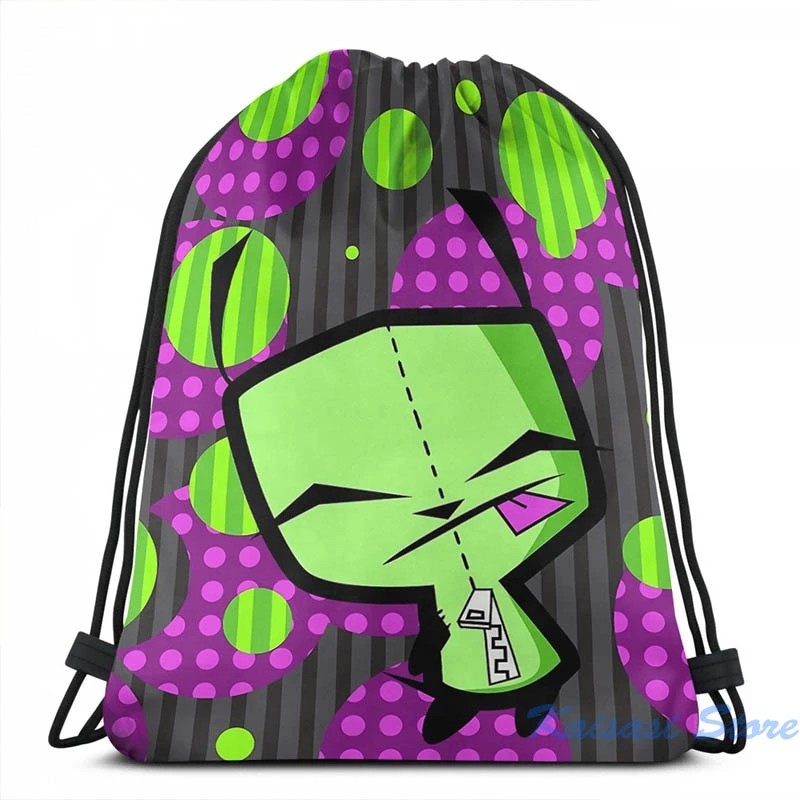 Забавный графический принт счастливой девушки от Invader Zim fanart рюкзак с USB-зарядкой