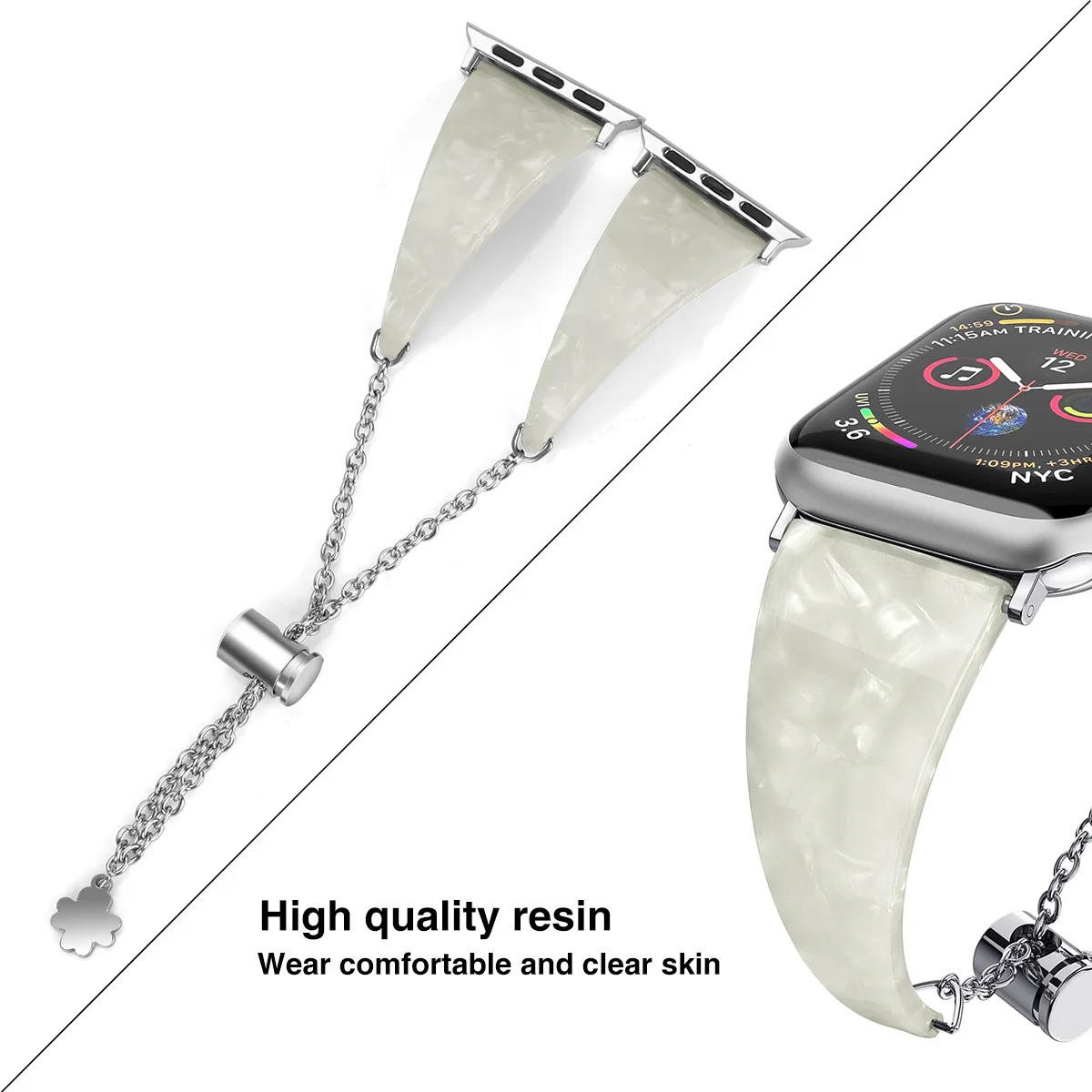 Apple watch band 42 мм 44 мм для серии 4 3 iphone часы ремешок Смарт часы браслет я часы полосы 40 мм 38 мм аксессуары для часов