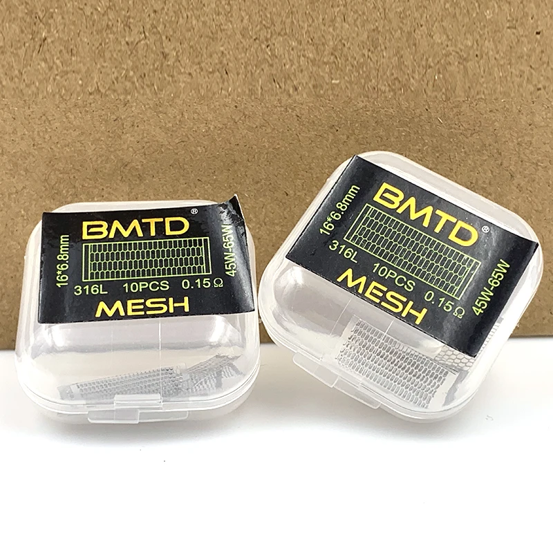 10 шт./кор. Kylin M Mesh предварительно оборудованная катушка катушки KA1 SS316 NI80 Style Coil Wire