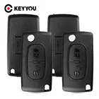 Чехол для автомобильного ключа KEYYOU HU83 CE05360523 для Peugeot 107 207 307 308 407 408 Partner для Citroen C3 C4 C5 C6 Berlingo; Picasso Xsara