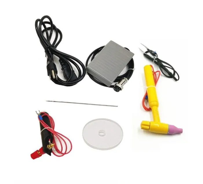 80A импульсный точечный сварочный агрегат ручная фотография золота и серебра