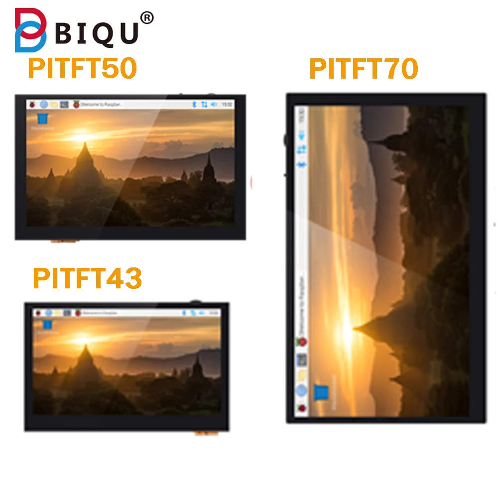BIGTREETECH вгб PITFT50V2.0 TFT43 TFT70 емкостный сенсорный экран Экран Панель DSI 5 дюймов ЖК