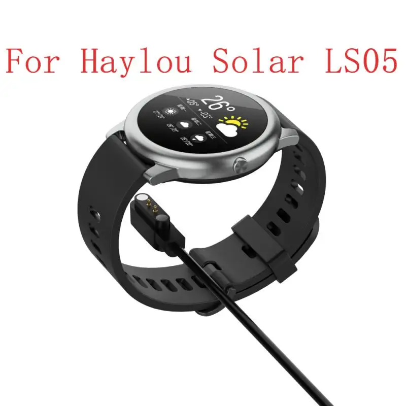 

Зарядное устройство 0,6 м/1 м, подходит для смарт-часов Haylou Solar LS05, Магнитный зарядный кабель для спортивных смарт-часов Haylou Solar LS05