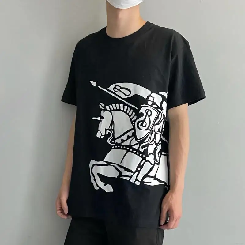 

2022 Men's Short Sleeve Print Summer Retro Style Casual T-Shirt Street Fashion Men Printed Short-Sleeved Loose Oversized T-Shirt