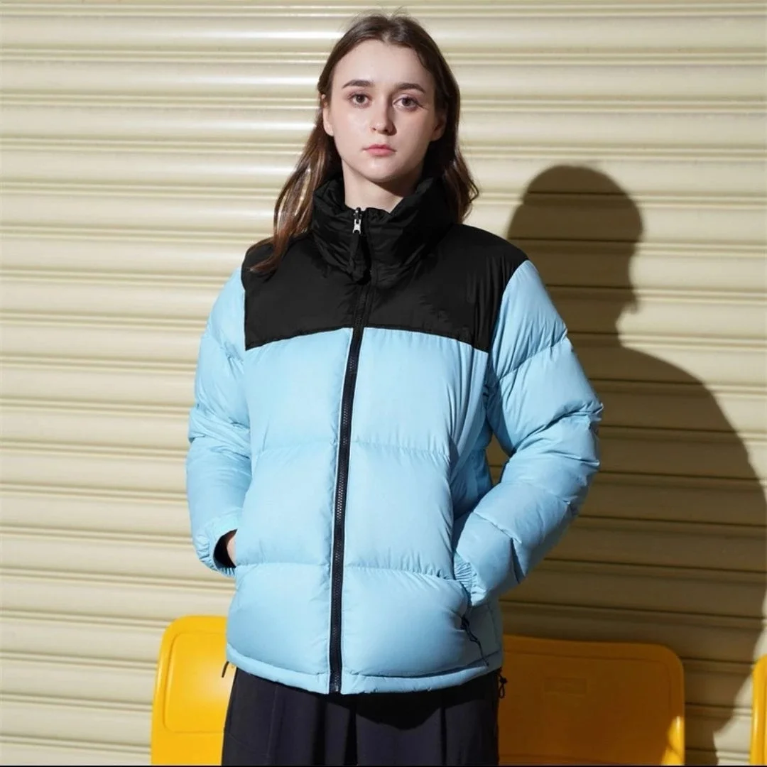 Jaqueta De Inverno Masculino mbio Norths Costura Jaquetas Femininas Gola Quente Grosso Para Baixo Americano | Мужская одежда