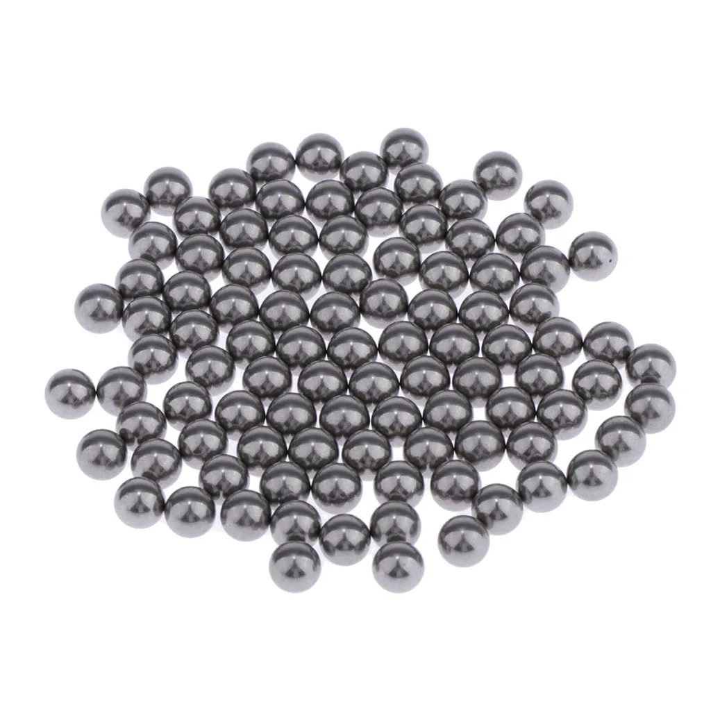 Pack of 100 5mm Smooth Stainless Steel Mini Paint Mixing Balls Accessories | Игрушки и хобби