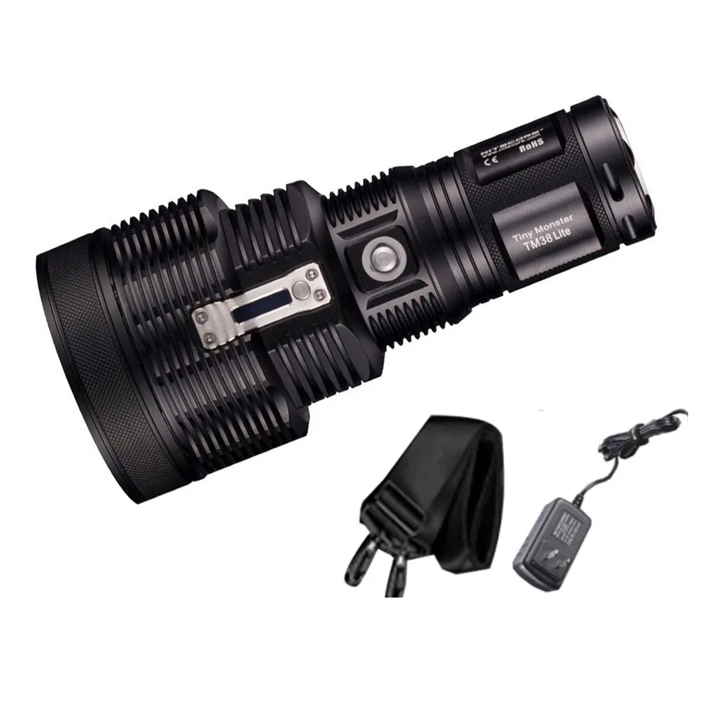 NITECORE TM38 Lite перезаряжаемый фонарик CREE XHP35 HI D4 max 1800 люмен наружный прожектор луч фонарь 1400 м - Испускаемый цвет: TM38Lite