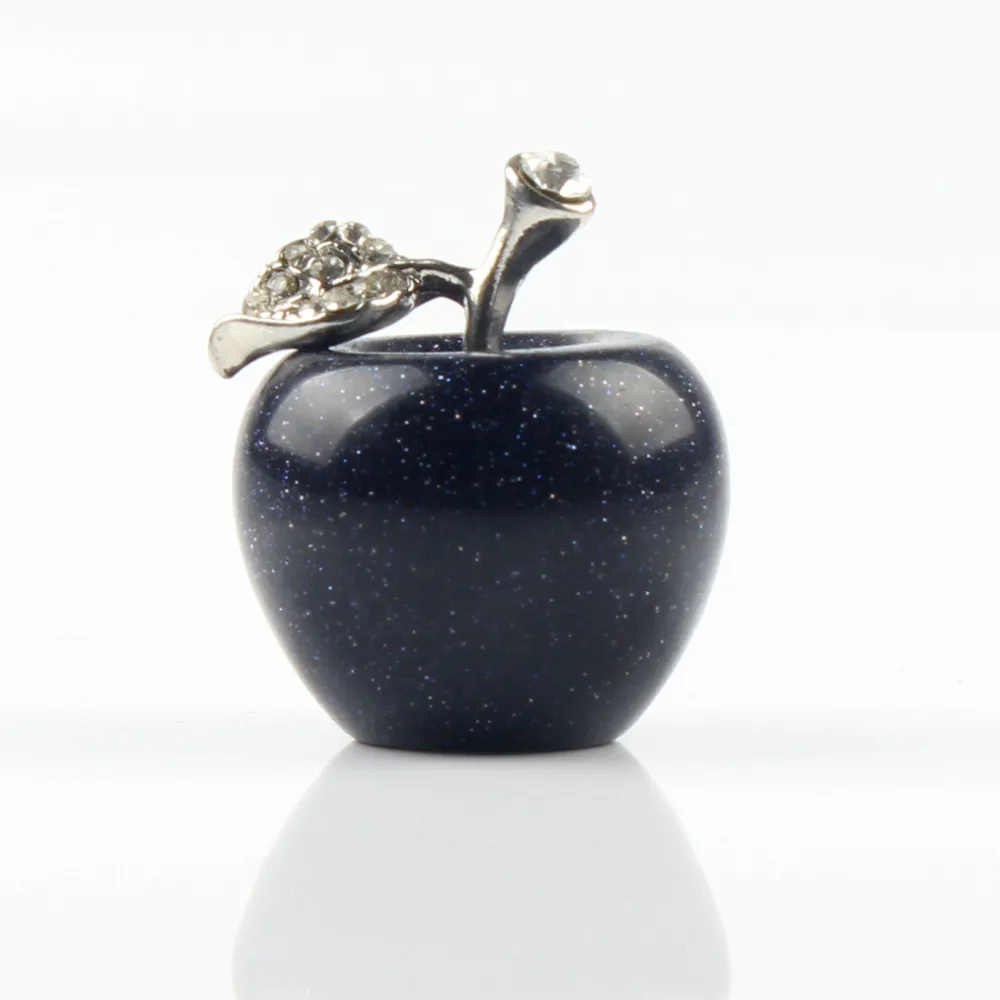 1 шт. натуральный камень резной кристалл яблока розовые кварцевые бусины