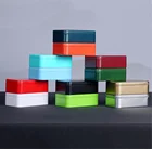 Жестяная жестяная банка для чая, металлическая коробка для хранения, прямоугольная жестяная коробка для обычного чая, жестяная коробка для мелочей