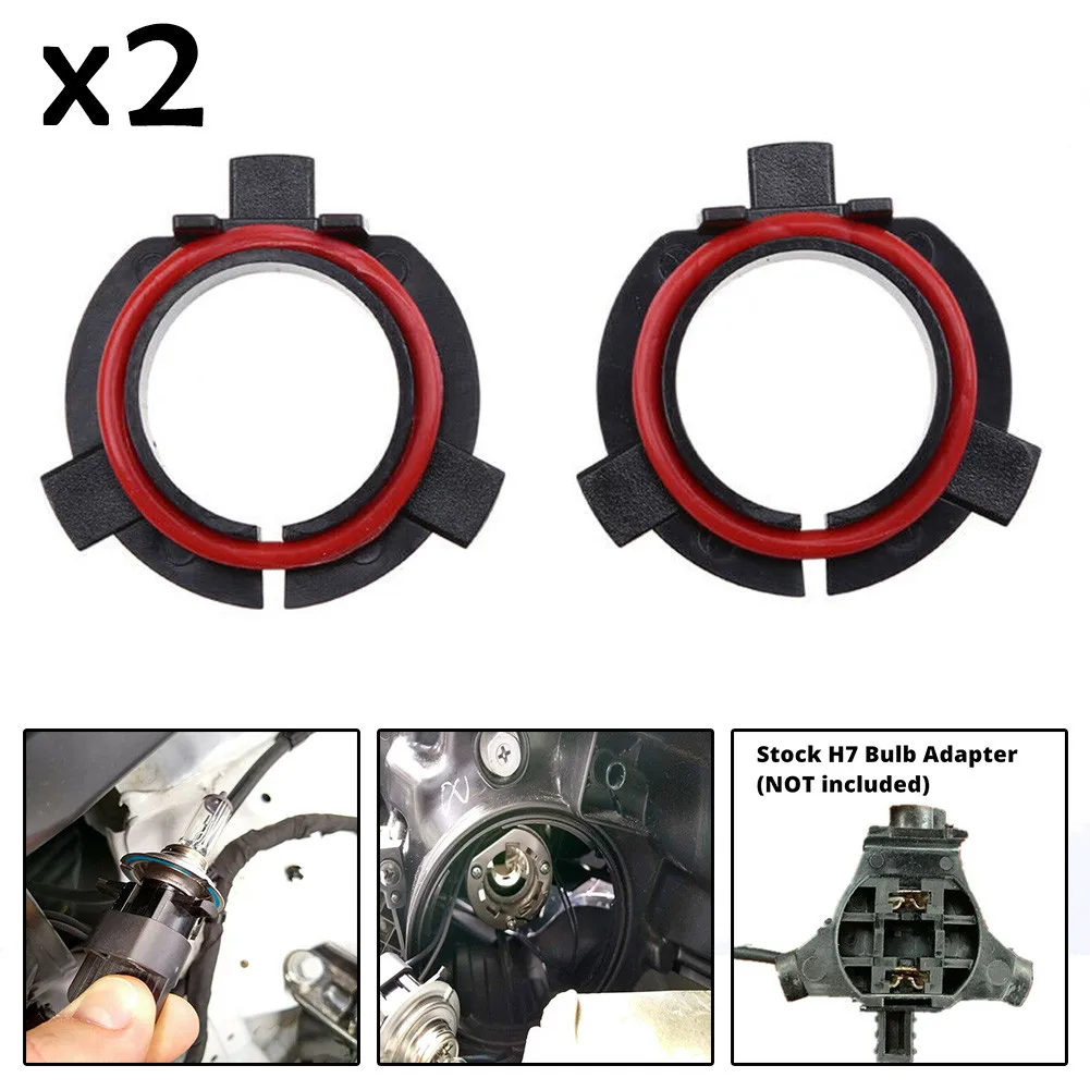 

2pcs H7 LED Headlight Bulb Adapter Holder Socket Base Retainer H7 Adapters For Kia Sportage For Nissan QASHQAI For Hyundai