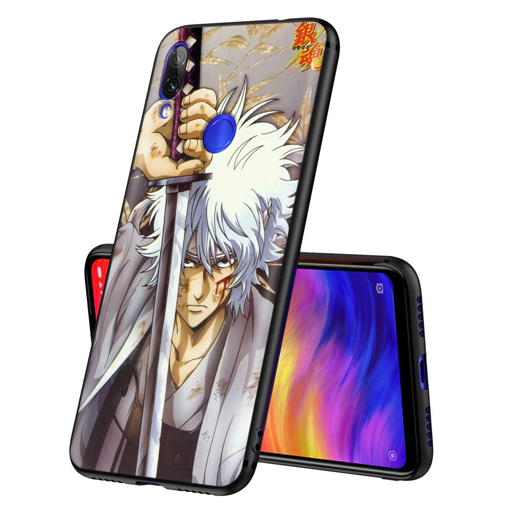 Чехол гинтоки Саката гинтама для Xiaomi Redmi Note 4 4x 4a 5 5a 6 8 8A MI 9 9s 10 8T K30 Pro Max Lite Plus |