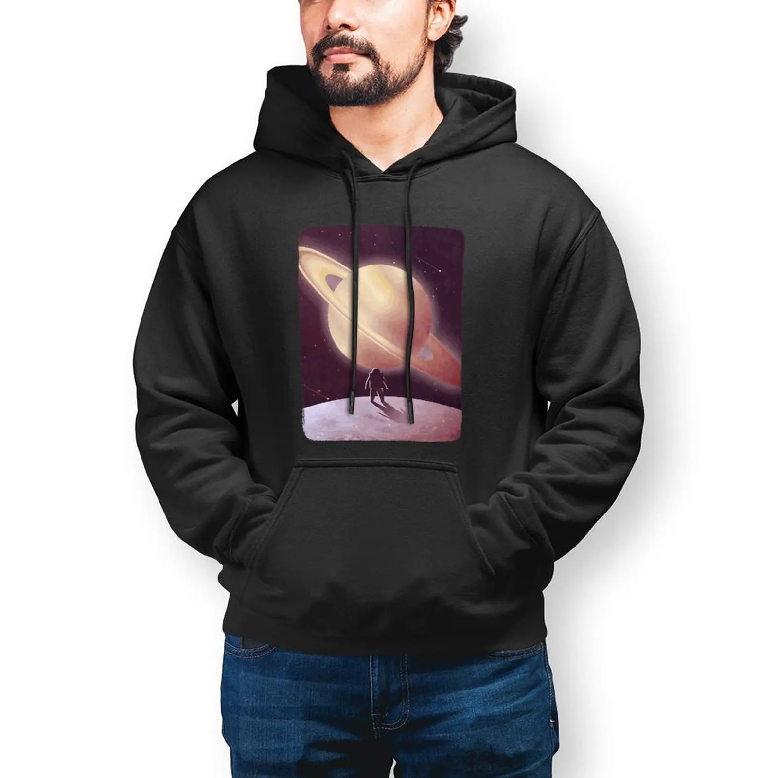 

Solar Hoodies Autumn Cotton Hoodie Popular Loose Long Length Pullover Hoodie Men XXL