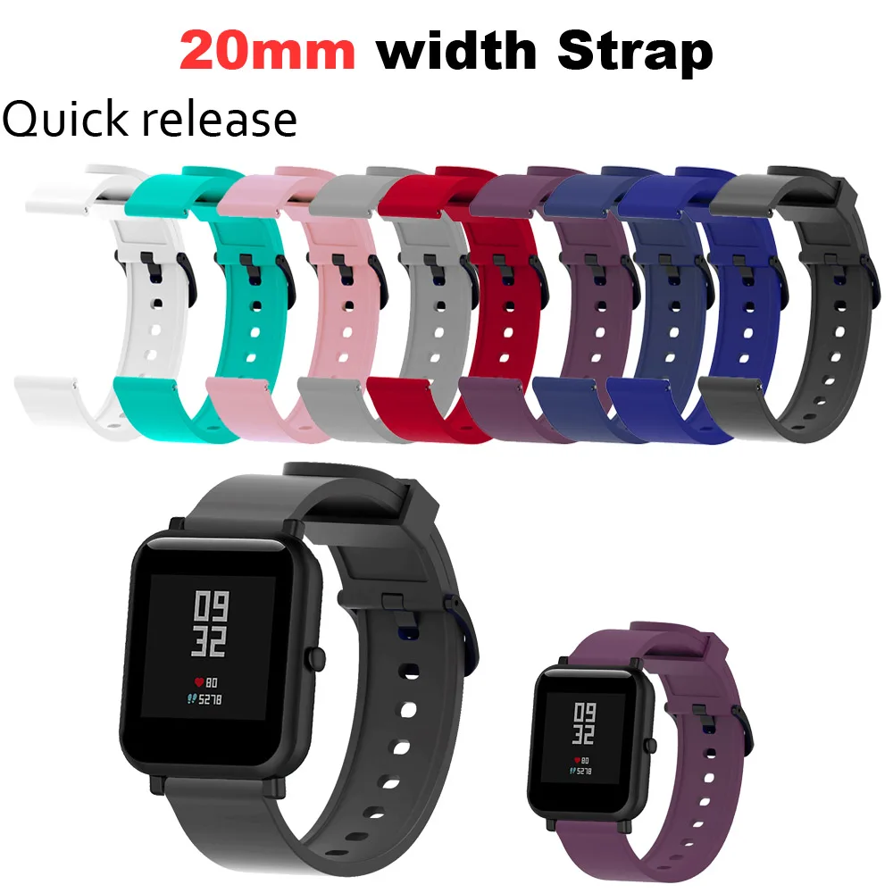 Amazfit Bip Bracelet Protector Case For Xiaomi Huami Lite Watchband Soft Silicone Watchstrap Screen Protective |