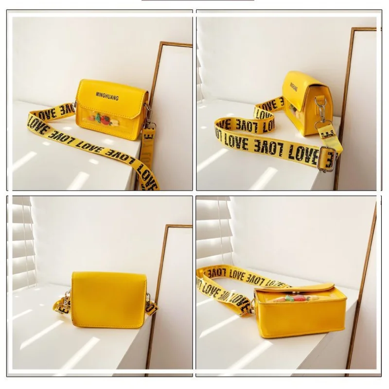 

Lovely Children's Square Shoulder Bag Fashion Princess Cute Mini Messenger Bags Baby Girls Wallet Accessories Coin Purse Handbag