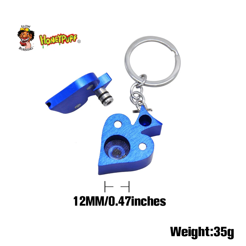 Металлическая курительная трубка 12 мм с металлическими экранными