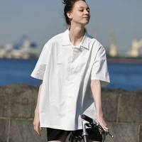 japanese summer 2021 new short sleeve womens college style korean loose and versatile design top