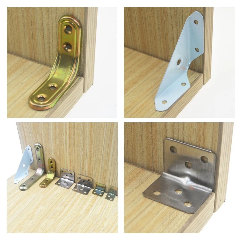 Полированная угловая Скоба L скобка Крепежная для ремонта мебели