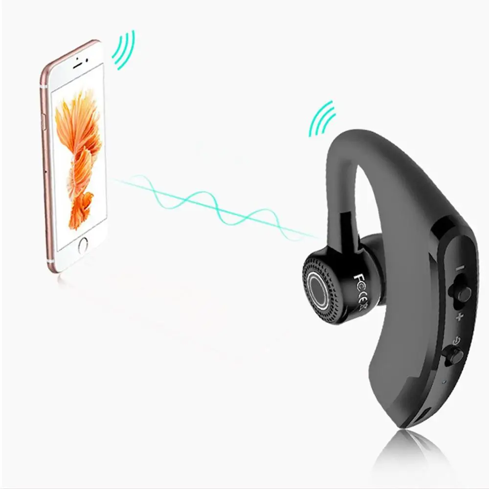 Bluetooth гарнитура V4.0 Автомобильная беспроводные наушники с микрофоном для