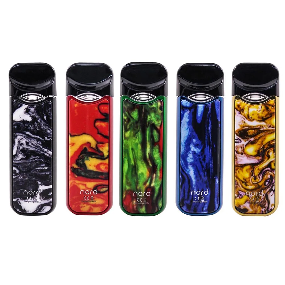 Smok Nord Pod Kit 1100 мАч Номинальная емкость 3 мл электронная сигарета картридж Vape kit nord pod