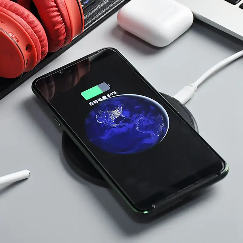 Беспроводное зарядное устройство Qi для samsung S9/S10 iPhone X/XS/Max/XR/8 Plus huawei P30 Pro Xiaomi 9, инструмент для зарядки смартфона