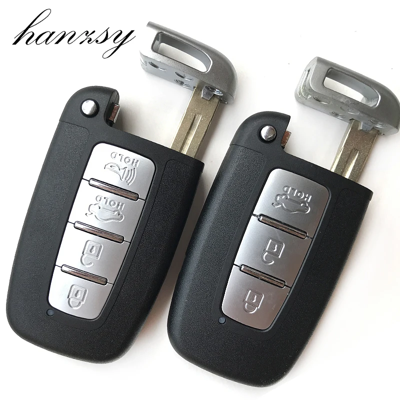 3/4 Button Smart key Case for Hyundai IX35 Sonata 8 Kia K2 K5 Sportage Forte Replacement Car Remote shell Cover Fob | Автомобили и