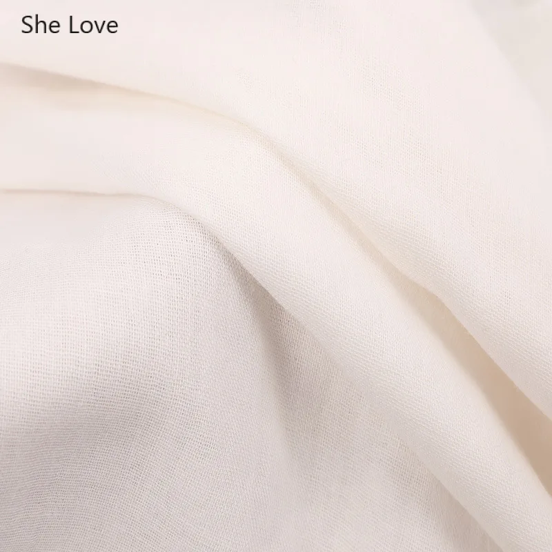 Chzimade 100% хлопок Лоскутная Ткань домашний текстиль белый цвет Одежда Швейные ткани