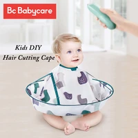bc babycare kids diy hair cutting cape gown hairdresser barber apron hairdressing cloak coat household cleaning protecter
