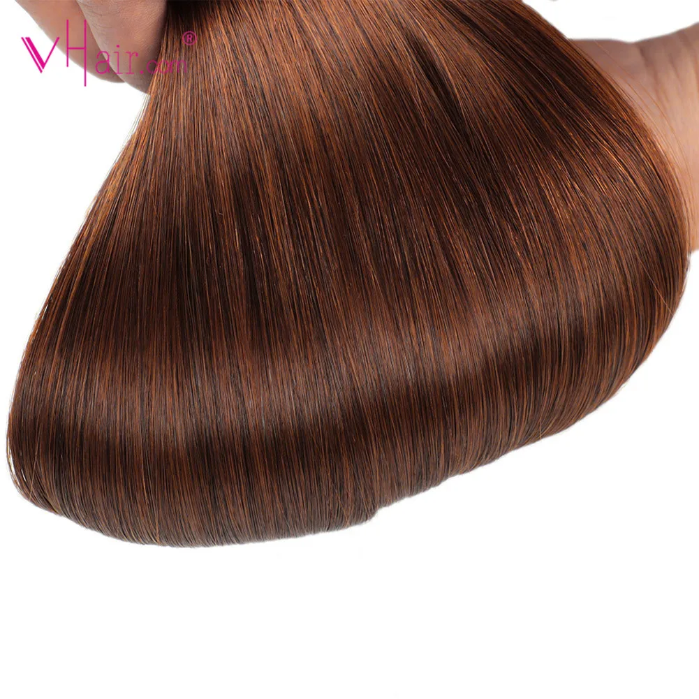 VHair 18 дюймов человеческие волосы для наращивания на микро кольцах Натуральные