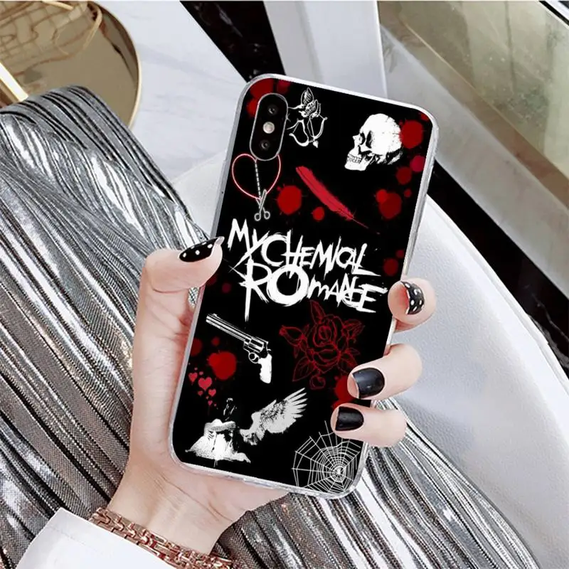 

YNDFCNB My Chemical Romance Phone Case For iPhone X XS MAX 6 6s 7 7plus 8 8Plus 5 5S se 2020 XR 12 11 pro max case