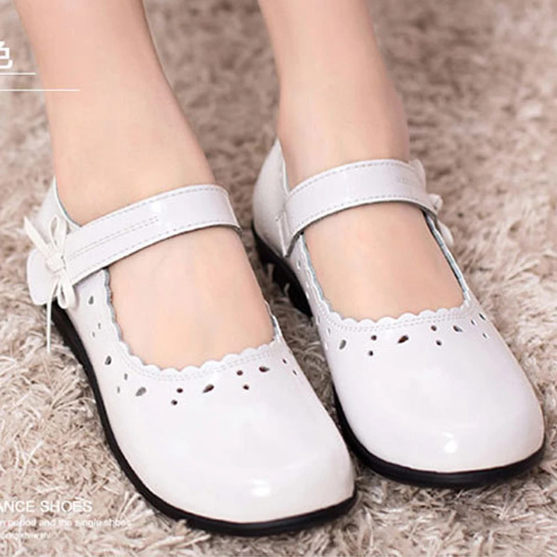 Школьная обувь для девочек из натуральной кожи Новинка 2020 года Вечерние