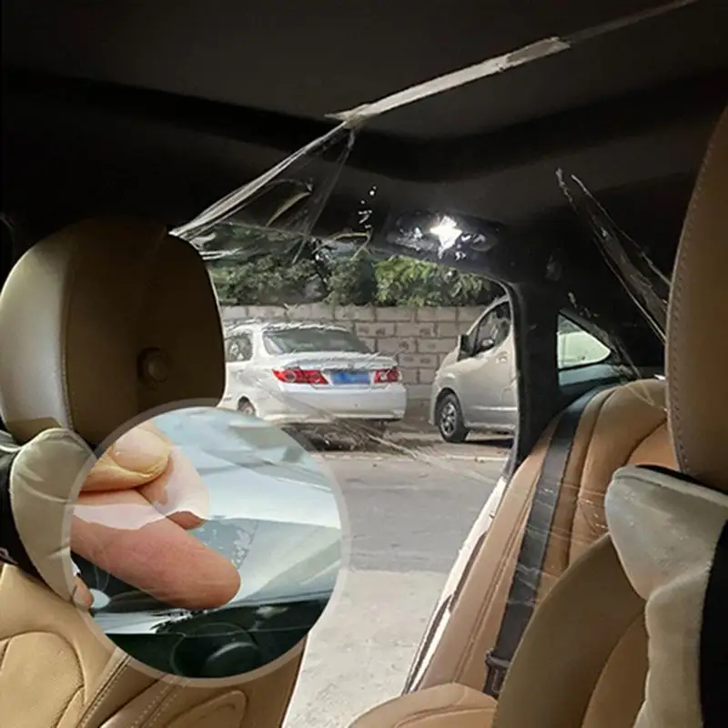 Перегородка перегородка для автомобиля Прозрачная ПВХ-пленка безопасная защита