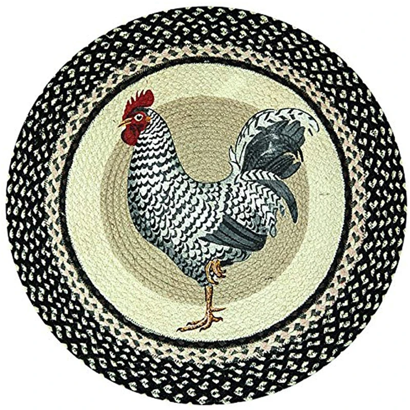 

Funny Animal Round Rug Bedroom Area Atheist Household Bath Mat Carpet Living Room Home Decoration Anti-Slip Carpets for Bed Room