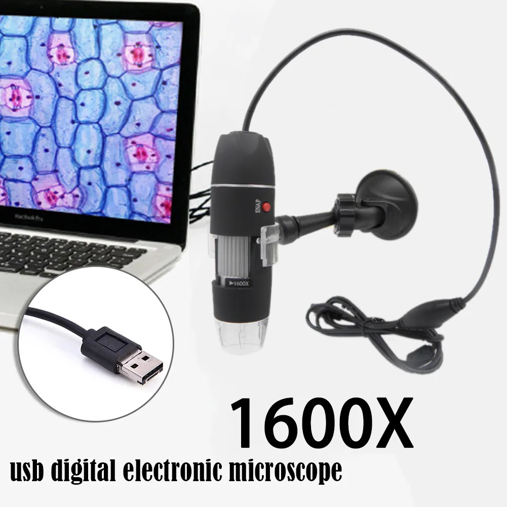 1600X Microscope 2 IN 1 USB Digital Electronic microscopio Detection for Win 10/ 8/ 7/ XP/ Mac Samrt Phone Tools Microscoop | Инструменты