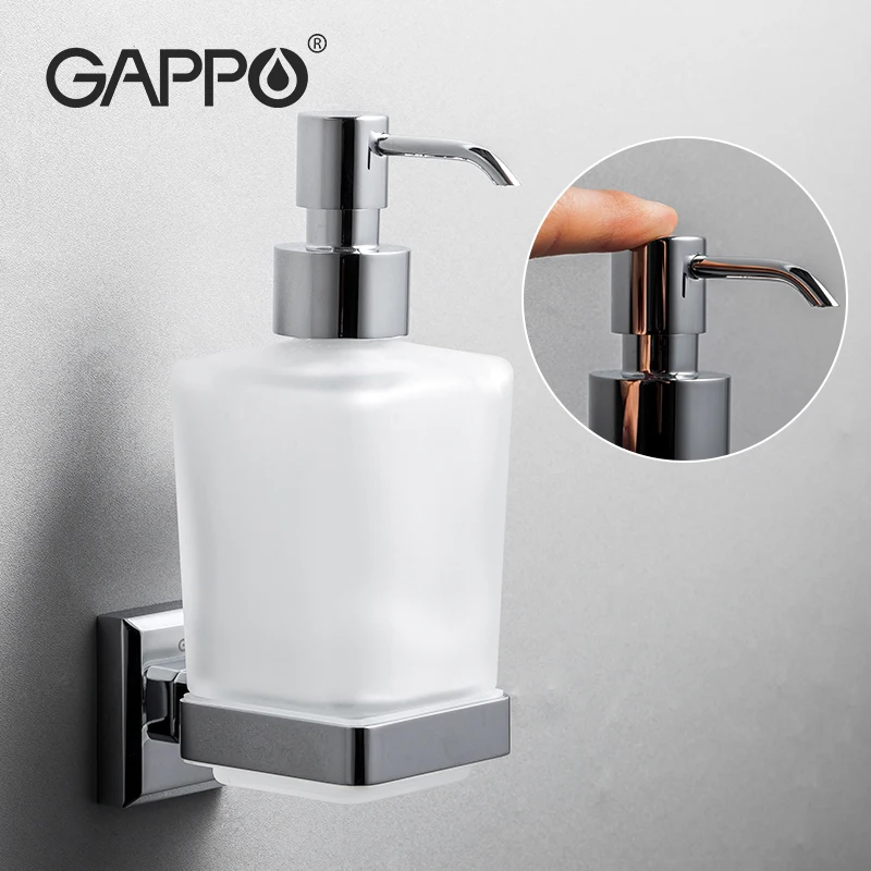 Фото Настенный дозатор для жидкого мыла GAPPO 500 мл|Дозаторы мыла| |