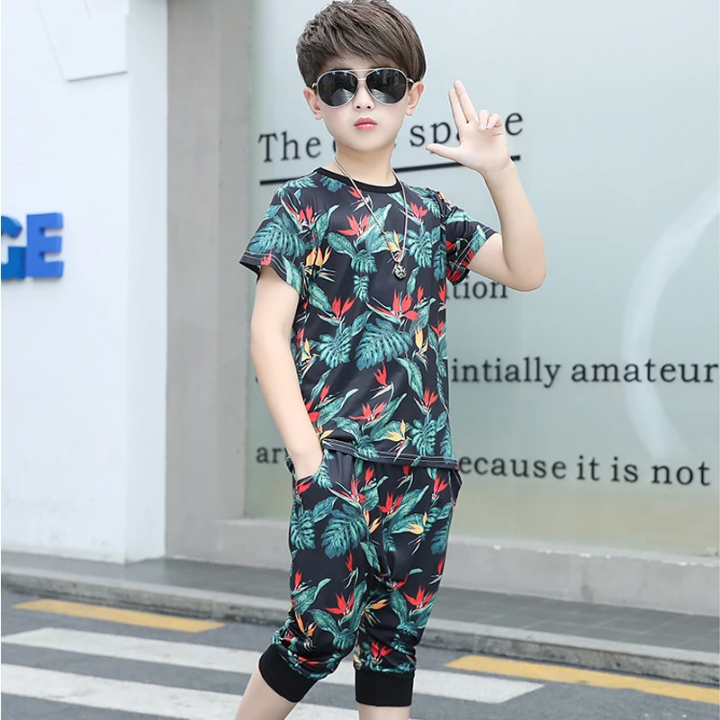 Футболка с коротким рукавом и мультяшным принтом для маленьких мальчиков