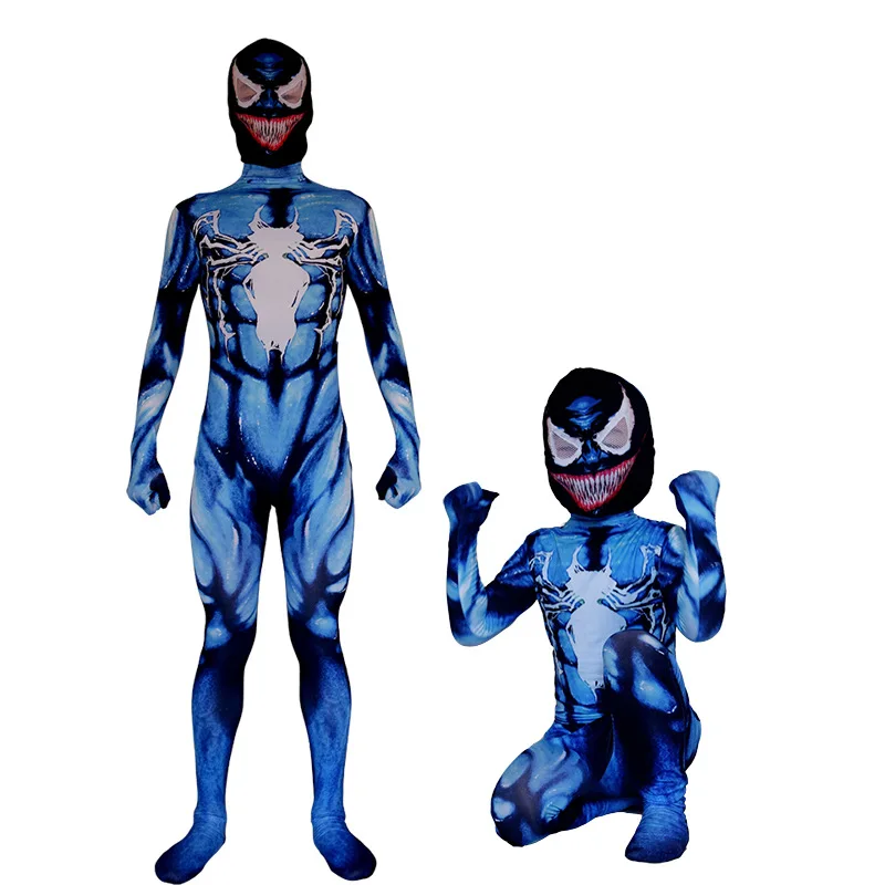 Детский комбинезон с 3D принтом яда костюм на Хэллоуин для взрослых Человека