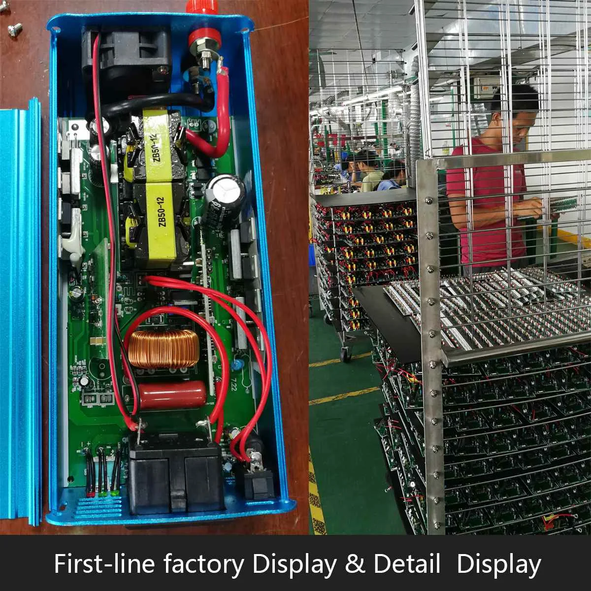 

4USB Interface Inverter 1000W 12V/24V DC to 220V Pure Sine Wave Power Inverter Voltage Transformer Smart LCD Display
