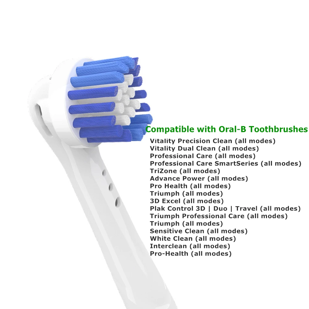 Замена Зубная щётка для Oral B Электрический поворотный зубами 4 шт./упак. насадка