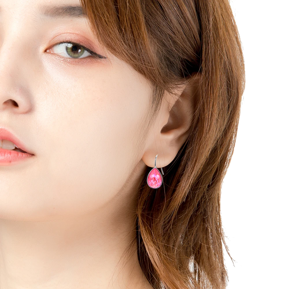 Серьги-подвески с кристаллами Сваровски для женщин модная новинка элегантные